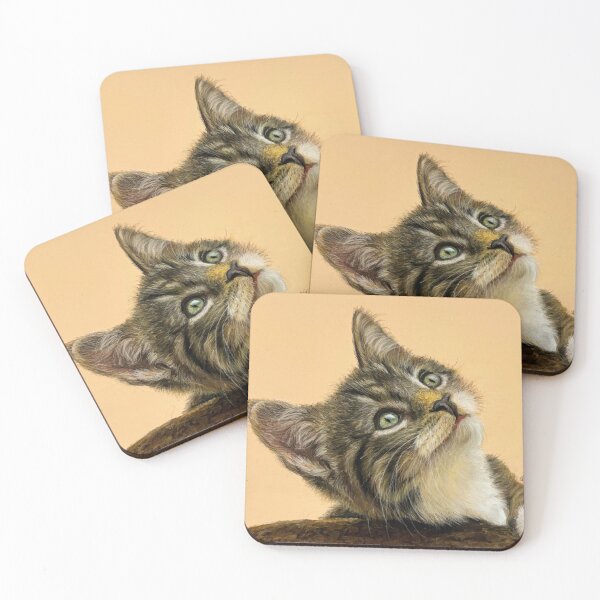 Item preview, Un gatito adorable con ojos verdes designed and sold by NathBros.