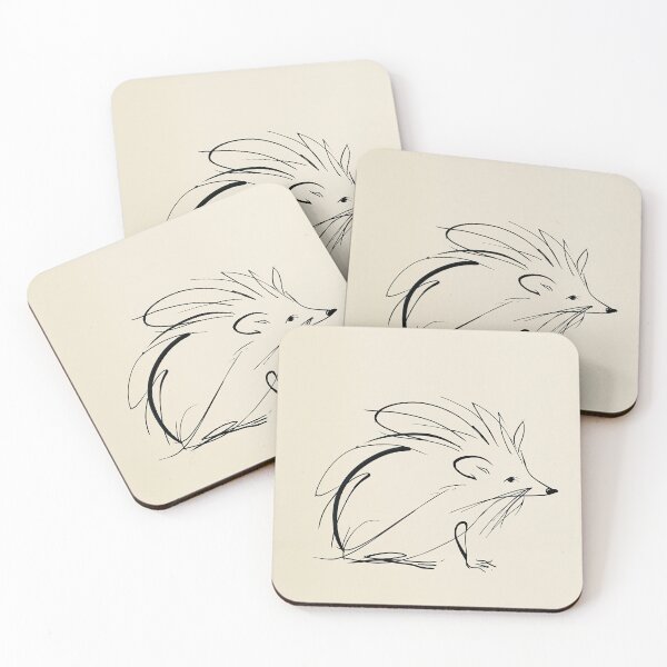 Item preview, Minimalist Hedgehog Sketch designed and sold by lautir.