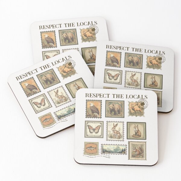 Artikelvorschau, Respektiere die Einheimischen – Briefmarkenkunst zum Thema Wildtiere entworfen und verkauft von Gbriel3.