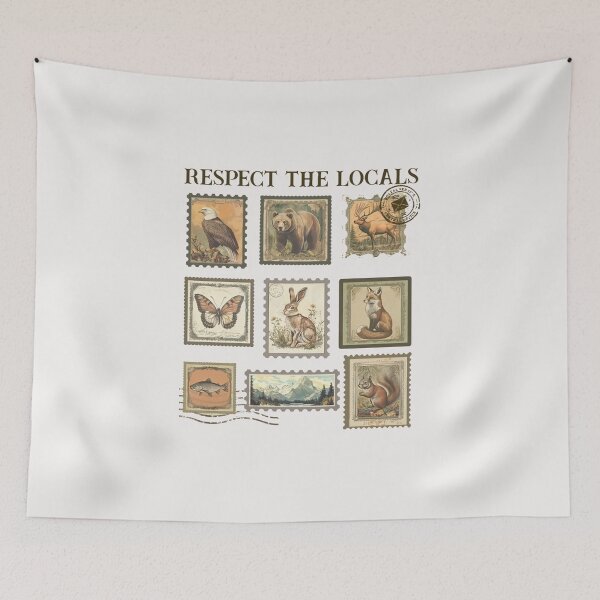 Item preview, Respect The Local - Wildlife stamp art designed and sold by Gbriel3.