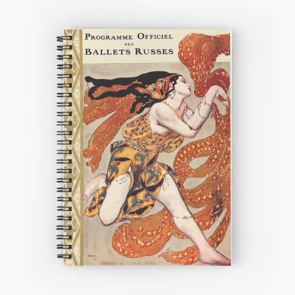 Item preview, Ballets Russes production of Narcisse byt Léon Bakst Ballets Russes Art Nouveau Dancer Print for Vintage Art Lovers-  designed and sold by RickE.