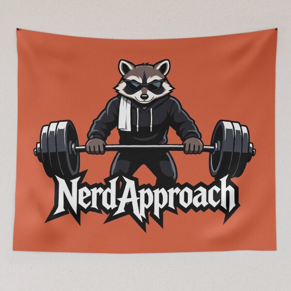 Item preview, Dedicated Lifter Raccoon, Logs Every Set designed and sold by NerdApproach.