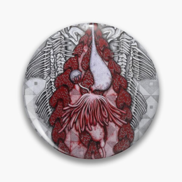 Item preview, Symmetrical Gothic Fish Skeleton Portrait designed and sold by BoneAndWeave.