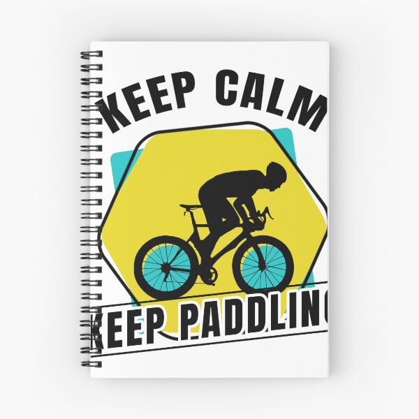 Item preview, Keep Calm Keep Paddling Retro Cycling Graphic Art designed and sold by ArhaanFashions.