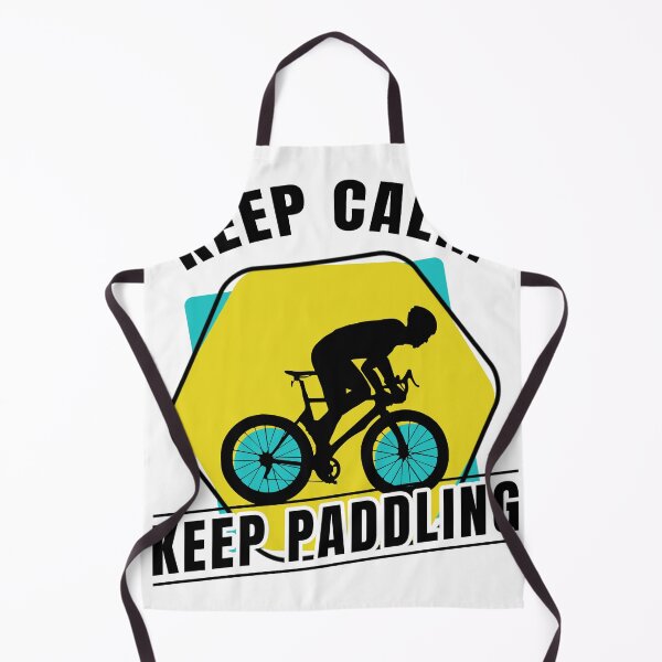 Item preview, Keep Calm Keep Paddling Retro Cycling Graphic Art designed and sold by ArhaanFashions.