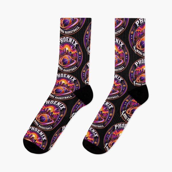 Item preview, Phoenix Women’s Basketball Desert Cosmic Purple Orange Emblem designed and sold by TKOprintdesigns.