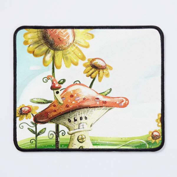 Item preview, Tiny Tulip Hillside Refuge Painting designed and sold by BloomNymph.