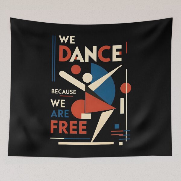 Item preview, We Dance Because We Are Free Patriotic Dancer designed and sold by Marblaes00.