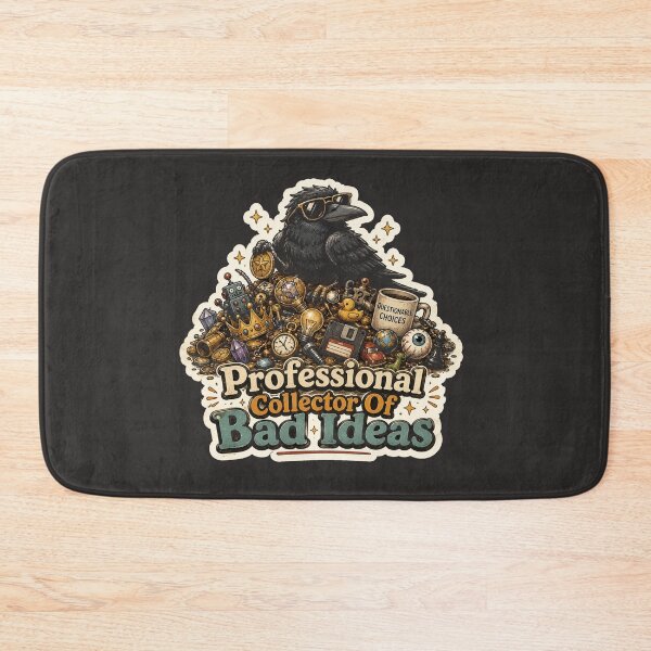 Item preview, Professional Collector Of Bad Ideas – Funny Crow Retro Cartoon designed and sold by NarpLTD.