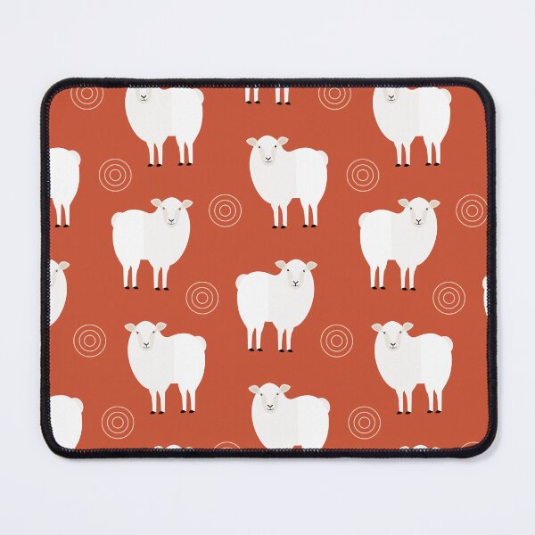 Item preview, Sheep on red designed and sold by reneesillus.