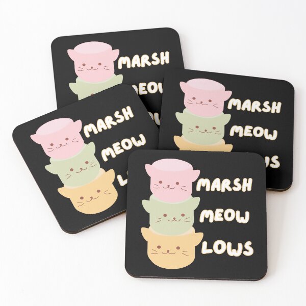 Item preview, Marshmeowlows Cute Marshmallow Cat Stack designed and sold by glowvim.