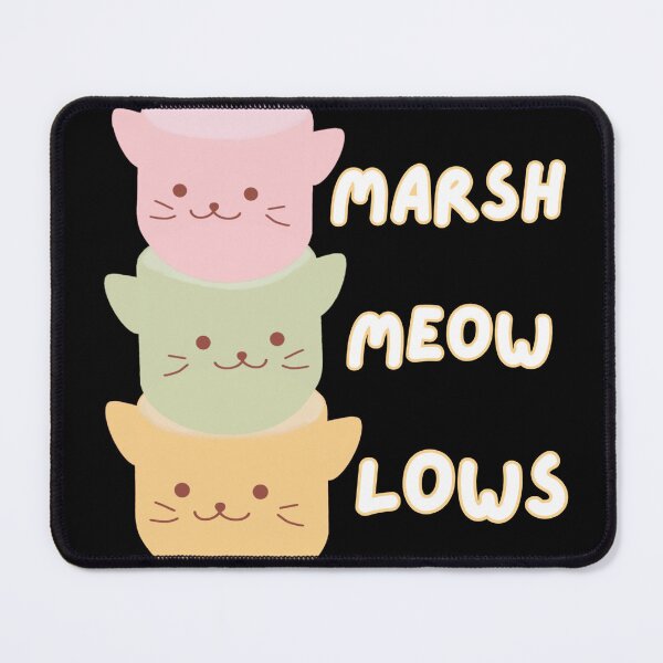 Item preview, Marshmeowlows Cute Marshmallow Cat Stack designed and sold by glowvim.