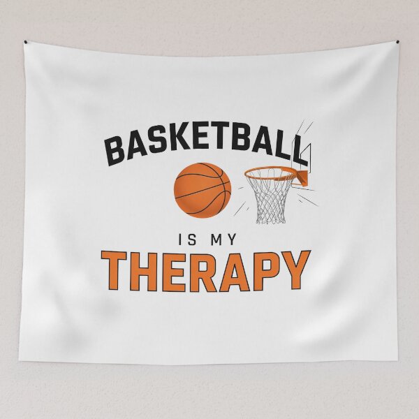 Item preview, Basketball Is My Therapy Vintage Basketball Design designed and sold by WikaKowalczyk.