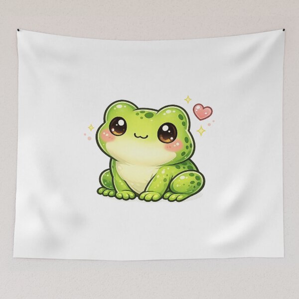 Item preview, Friendly Frog designed and sold by odkocreative.