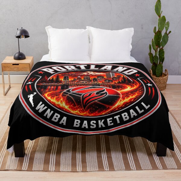 Item preview, Portland Women’s Basketball Fire Skyline Mount Hood Emblem designed and sold by TKOprintdesigns.