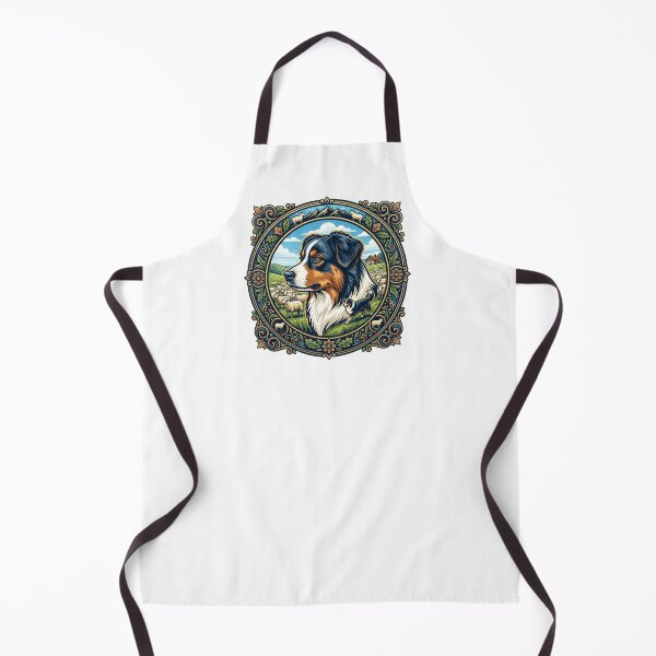 Item preview, Australian Shepherd dog portrait designed and sold by Motivburg.