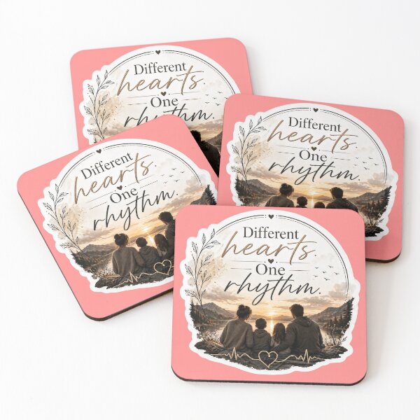Item preview, Different Hearts One Rhythm - Family Sunset Mountain Sticker designed and sold by Scro-Ciob-Shop.