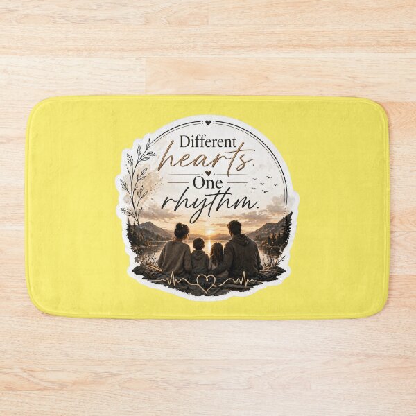 Item preview, Different Hearts One Rhythm - Family Sunset Mountain Sticker designed and sold by Scro-Ciob-Shop.