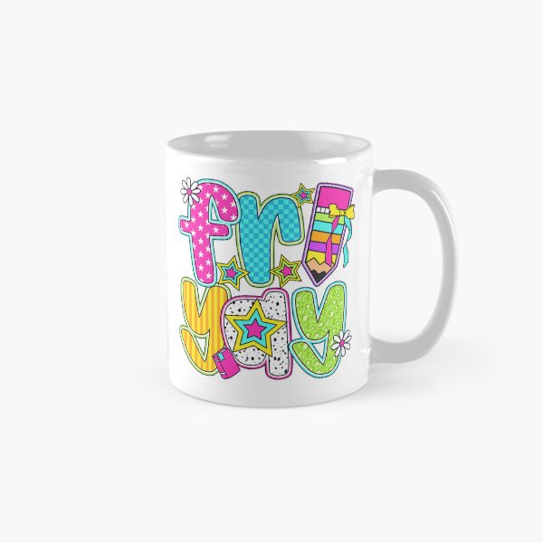 Item preview, Neon School Friyay Doodle Letters Cute Teacher designed and sold by KroghDs.