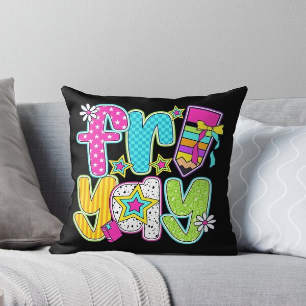 Item preview, Neon School Friyay Doodle Letters Cute Teacher designed and sold by KroghDs.