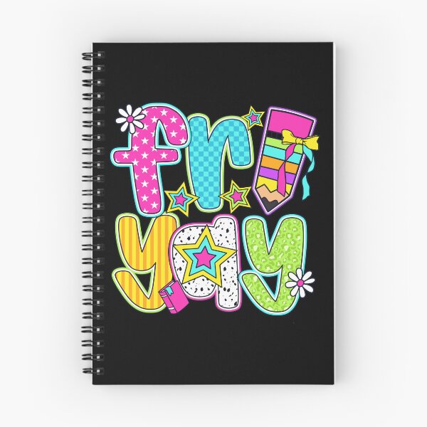 Item preview, Neon School Friyay Doodle Letters Cute Teacher designed and sold by KroghDs.