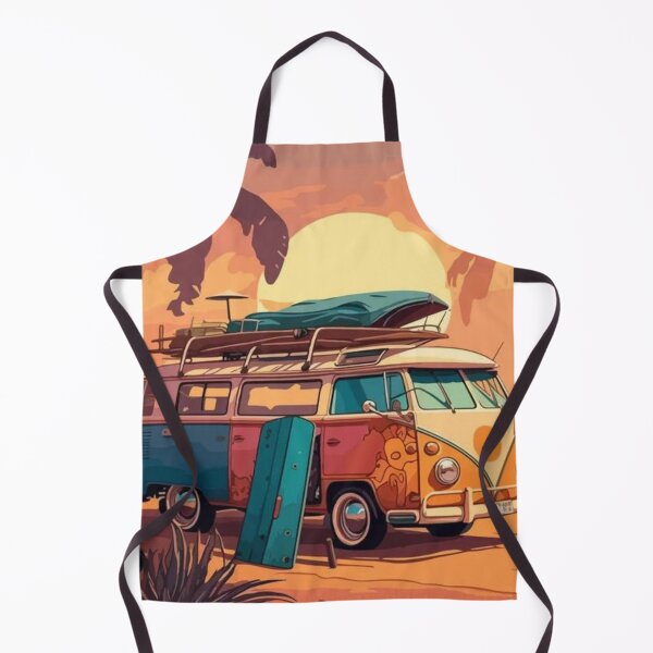 Item preview, Retro Surf Van Sunset – Vintage Beach Camper | Summer Vacation Vibes designed and sold by hyper-zone.