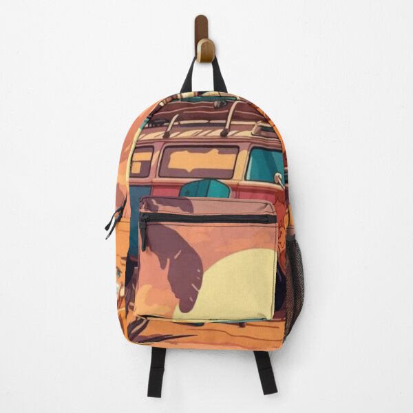 Item preview, Retro Surf Van Sunset – Vintage Beach Camper | Summer Vacation Vibes designed and sold by hyper-zone.