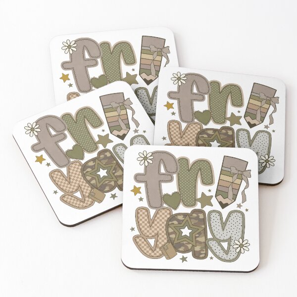 Item preview, Boho Retro School Friyay Doodle Letters Teacher designed and sold by KroghDs.
