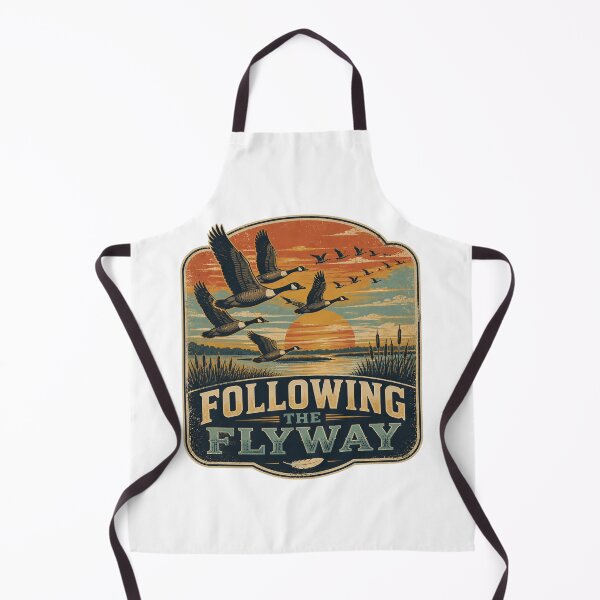 Item preview, Following the Flyway – Vintage Migratory Bird Watching T-Shirt designed and sold by MJ-by-Dharan.