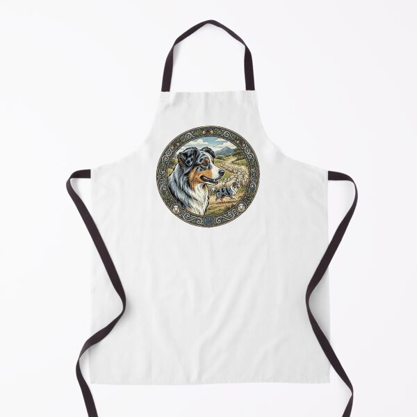 Item preview, Australian Shepherd dog portrait designed and sold by Motivburg.