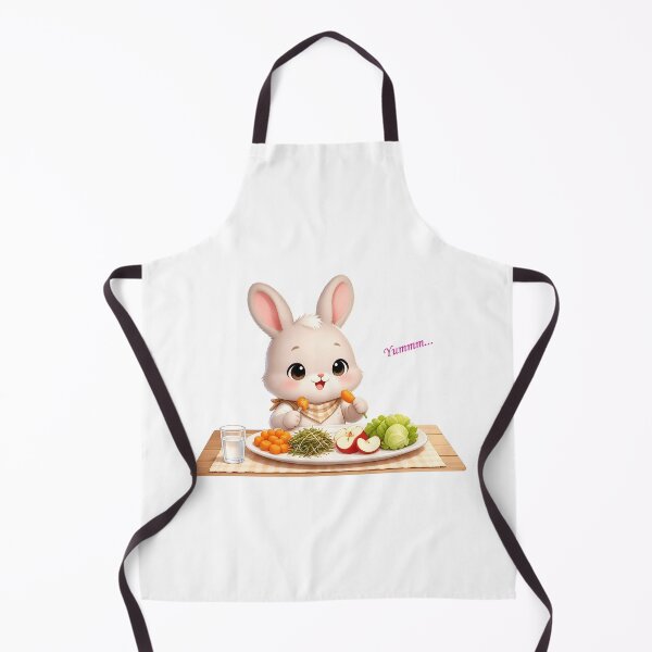 Item preview, Cute, lovely Bunny Having Delicious Meal designed and sold by Pim-Crystal.