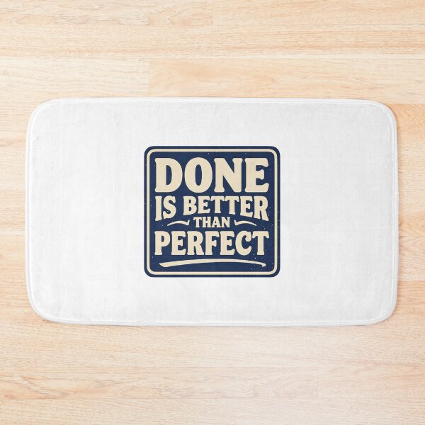 Item preview, Done Is Better Than Perfect Motivational Quote | Productivity Mindset Design designed and sold by Love Between Pages.