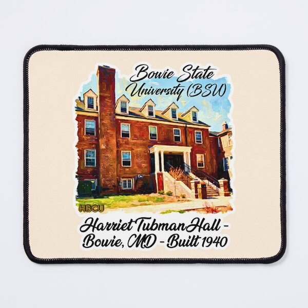 Item preview, Bowie State University Harriet Tubman Hall Impressionist Oil Painting Sticker Style designed and sold by EvergreenPark - Tee Studio.