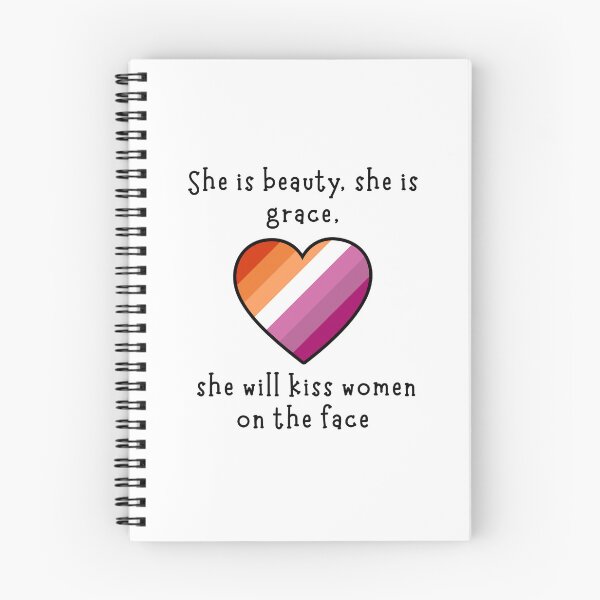 Item preview, She is Beauty, She is Grace, Lesbian Flag designed and sold by CarefulCreation.