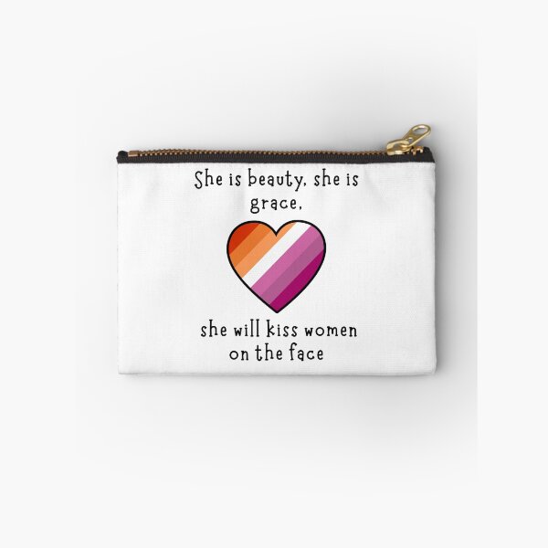 Item preview, She is Beauty, She is Grace, Lesbian Flag designed and sold by CarefulCreation.