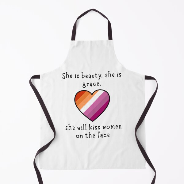 Item preview, She is Beauty, She is Grace, Lesbian Flag designed and sold by CarefulCreation.
