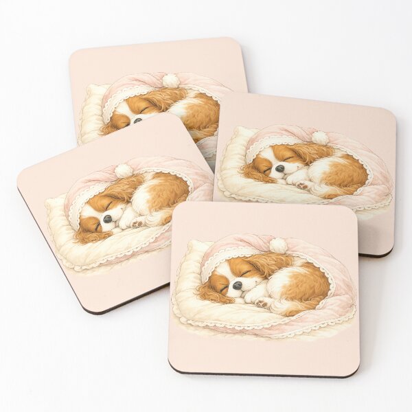 Item preview, Sleepy Cavalier Vol.2 | Curled Up Blenheim Cavalier King Charles Spaniel designed and sold by SakuraWaStyle.