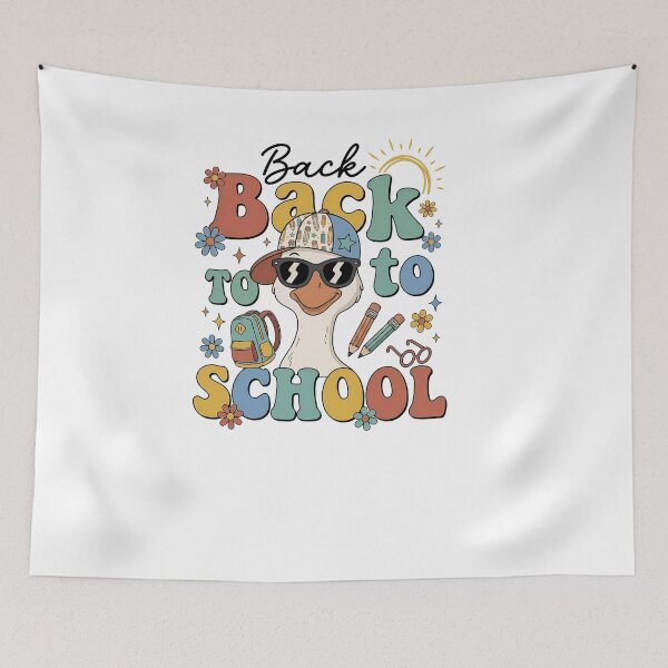 Item preview, Retro Back To School Goose Kids Cute Teacher designed and sold by KroghDs.