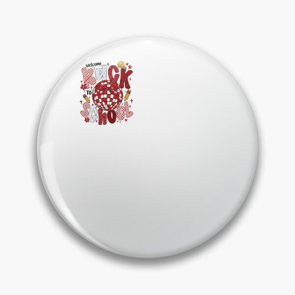 Item preview, Red Retro Back To School Disco Bow Kids Teacher designed and sold by KroghDs.