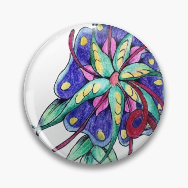 Item preview, Surreal Exotic Flower Mandala Art designed and sold by PrismSketchy.