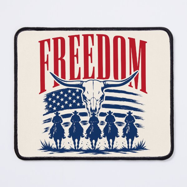 Item preview, American Freedom Cowboy - 4th Of July - 250 Years Of Freedom designed and sold by legendaryskins.