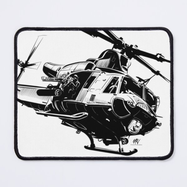 Item preview, Huey Venom designed and sold by MPV Aviation Illustrations.