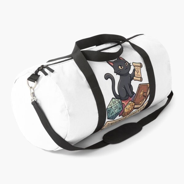 Item preview, Dungeons and Furever Cute Black Cat DND Dice RPG Gamer designed and sold by Lu7u.
