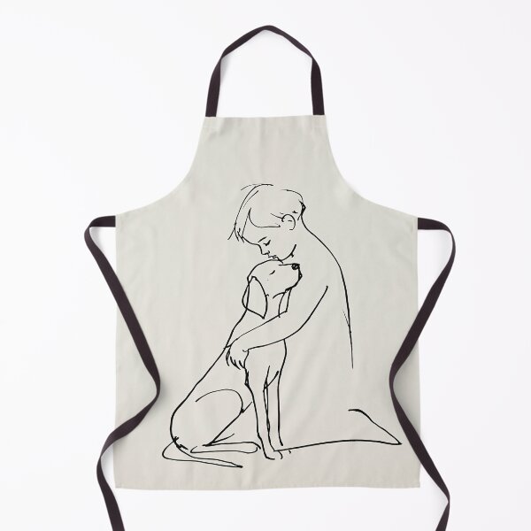 Item preview, Child Embracing a German Shorthaired Pointer designed and sold by lautir.