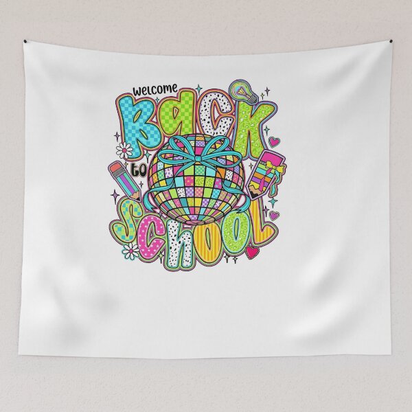 Item preview, Neon Back To School Disco Bow Kids Teacher designed and sold by KroghDs.