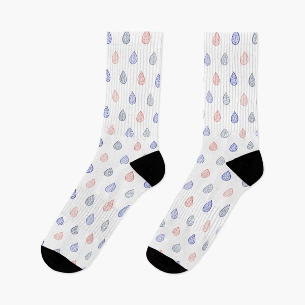 Item preview, Rose quartz, serenity blue and lilac grey raindrops designed and sold by savousepate.