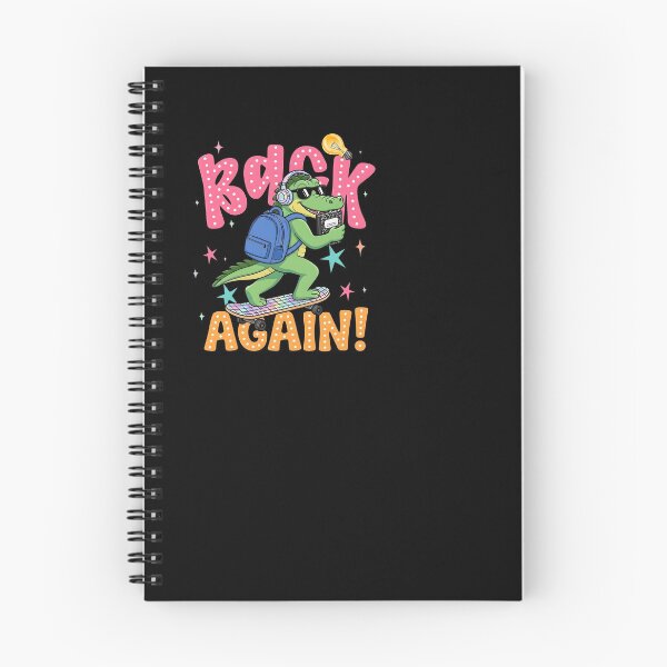 Item preview, Retro Crocodile Back To School Skateboard Kids designed and sold by KroghDs.
