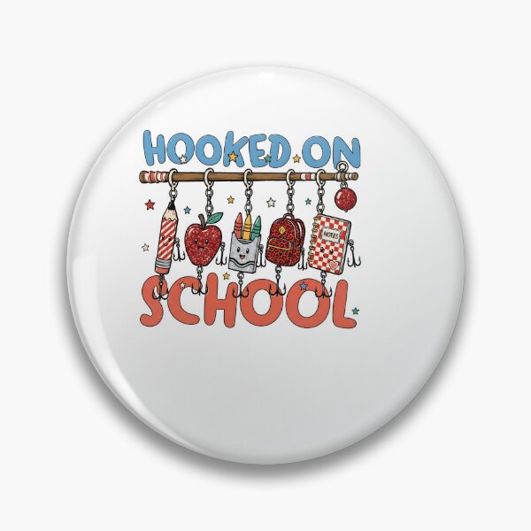 Item preview, Hooked On School Fishing Kids Cute Teacher designed and sold by KroghDs.