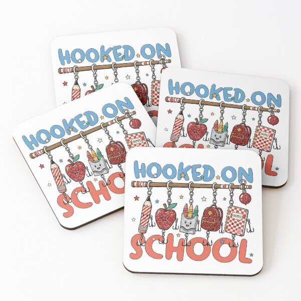 Item preview, Hooked On School Fishing Kids Cute Teacher designed and sold by KroghDs.