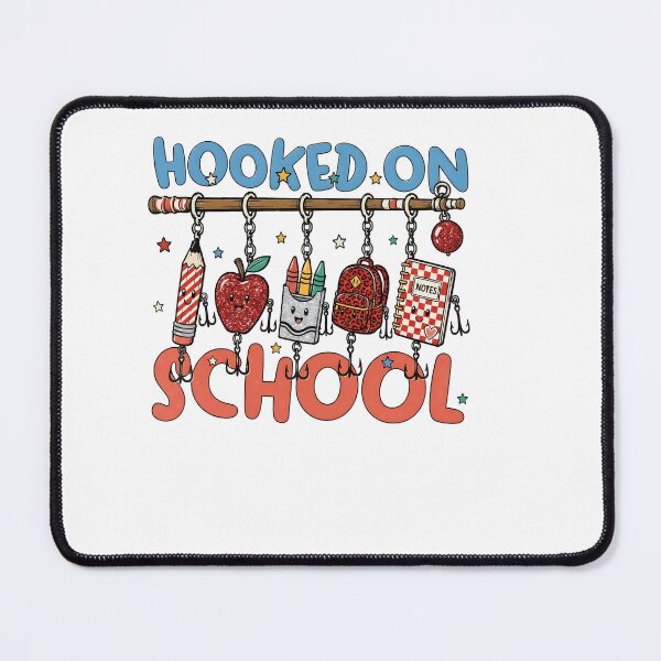 Item preview, Hooked On School Fishing Kids Cute Teacher designed and sold by KroghDs.